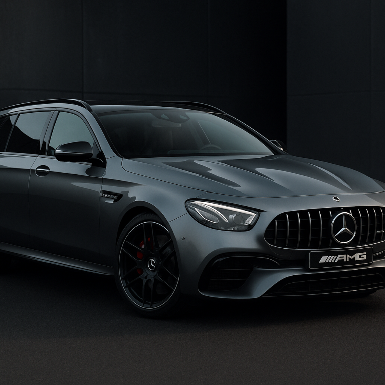 „Mercedes E-Klasse AMG – Überführungsservice“ „Mercedes E-Klasse AMG Kombi – professionelle Fahrzeugüberführung in Deutschland und Europa“